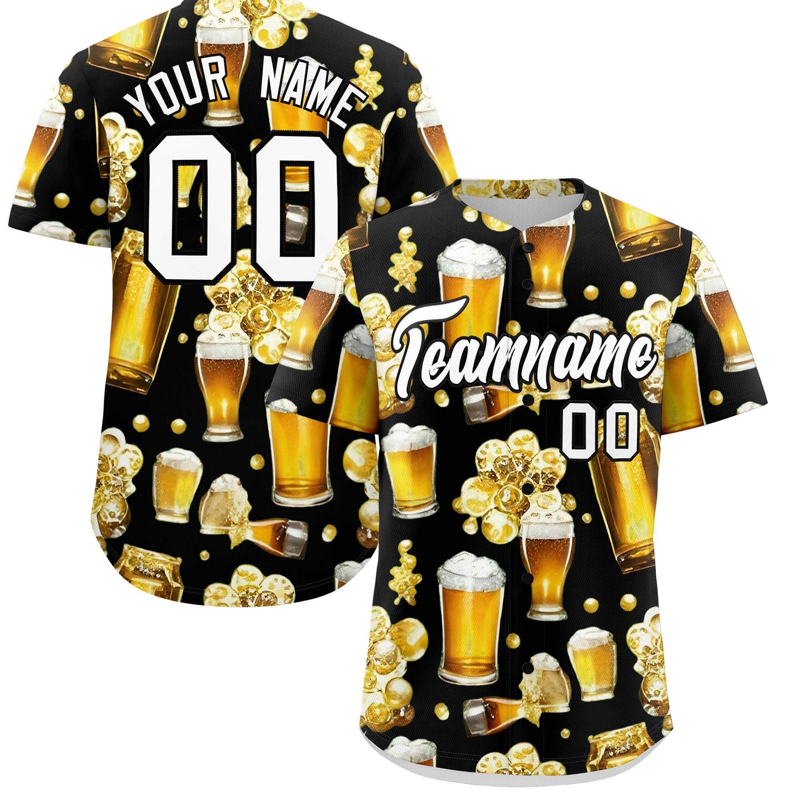 Custom Black Personalized Team Shirts for Parties & Training | KXKSHOP
