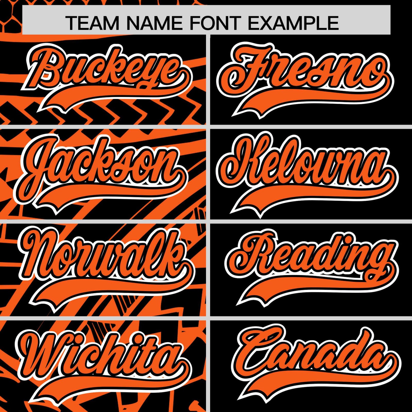 Custom Black Orange Split Fashion Tribal Pattern Authentic Baseball Jersey