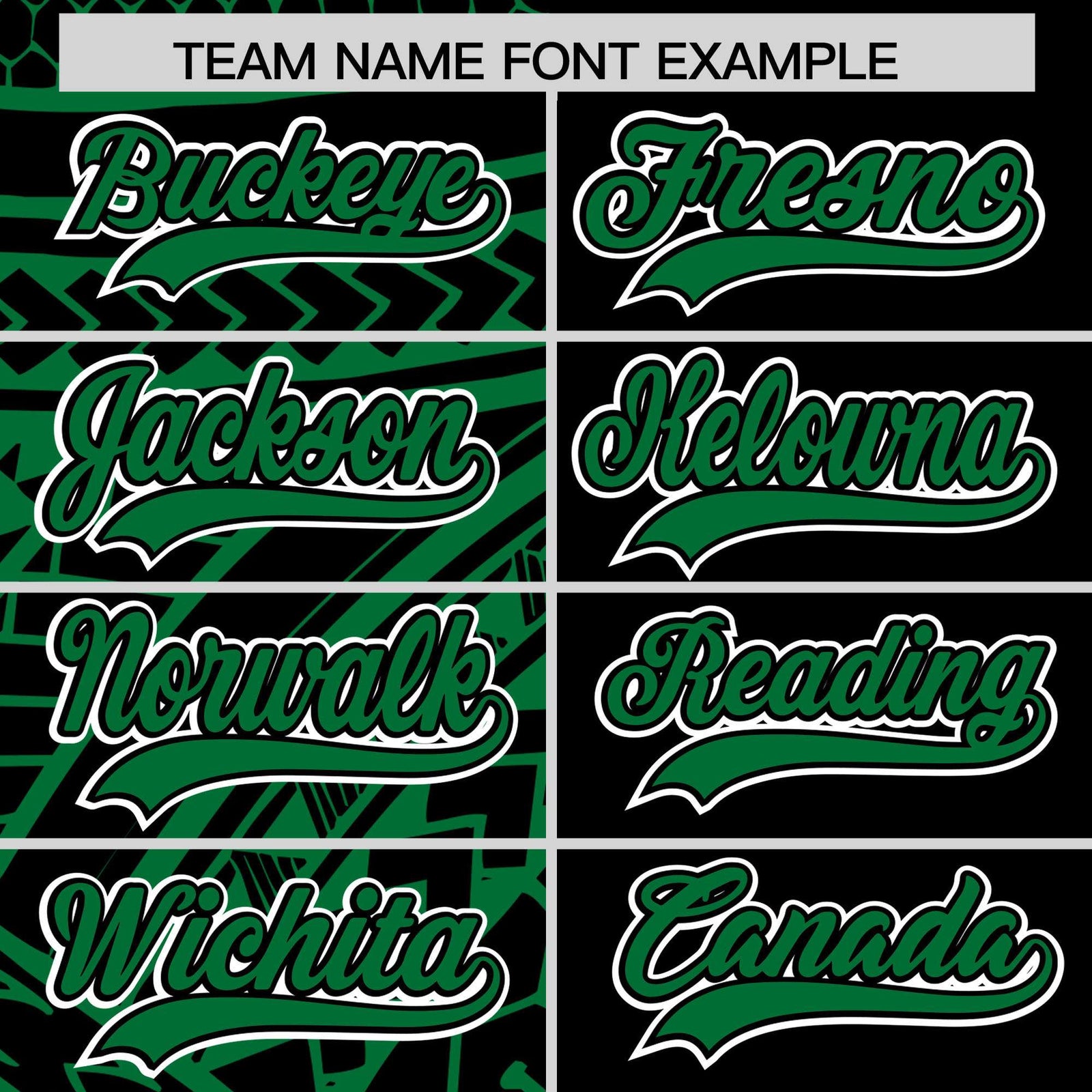 Custom Black Kelly Green Split Fashion Tribal Pattern Authentic Baseball Jersey