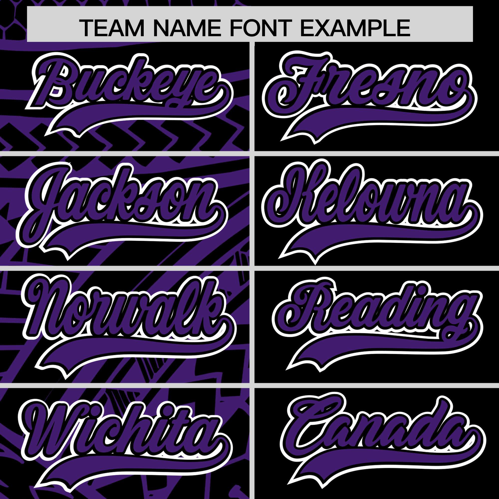 Custom Black Purple Split Fashion Tribal Pattern Authentic Baseball Jersey