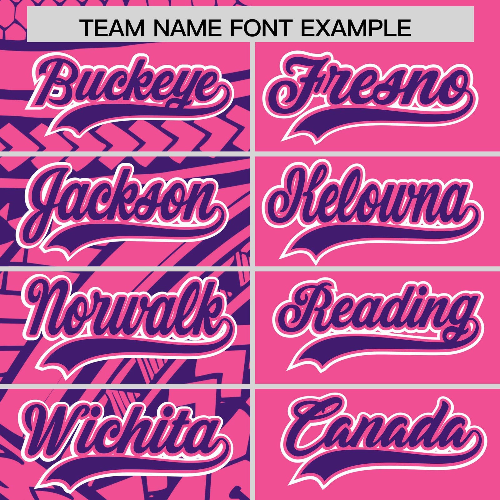 Custom Pink Purple Split Fashion Tribal Pattern Authentic Baseball Jersey