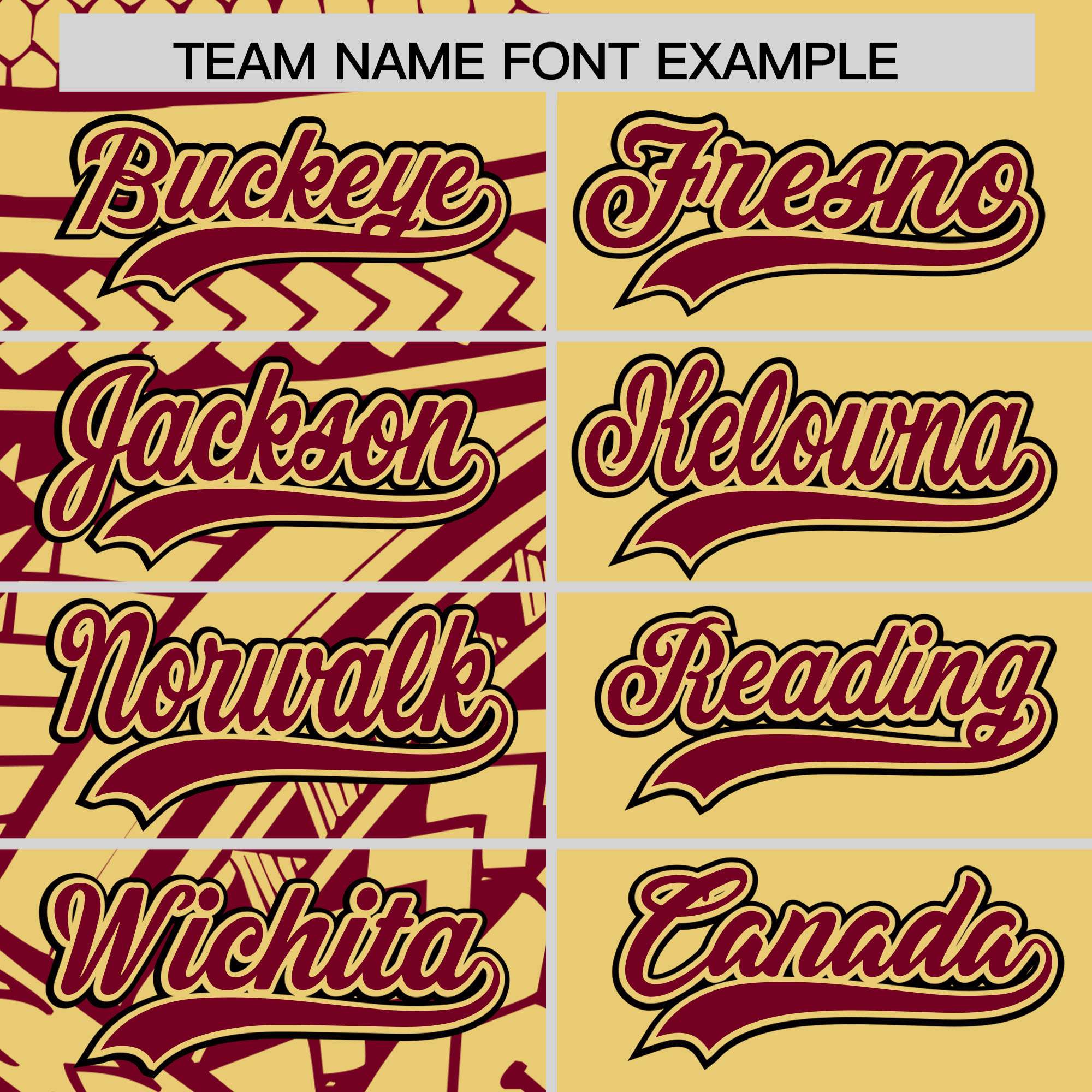 Custom Khaki Crimson Split Fashion Tribal Pattern Authentic Baseball Jersey