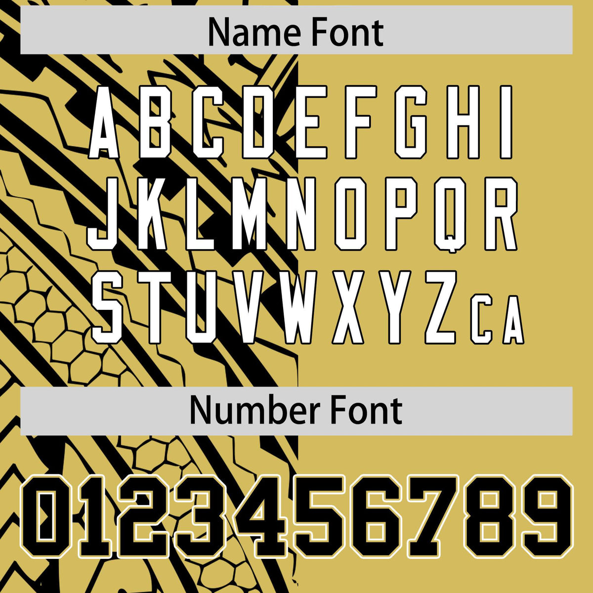 Custom Old Gold Black Split Fashion Tribal Pattern Authentic Baseball Jersey