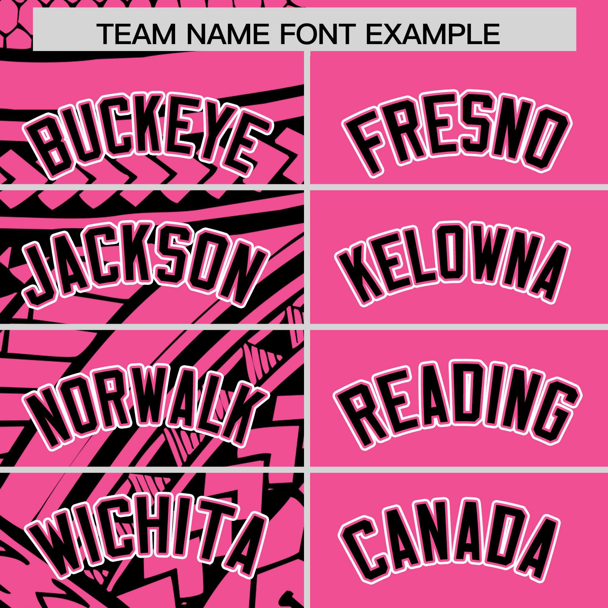 Custom Pink Black Split Fashion Tribal Pattern Authentic Baseball Jersey