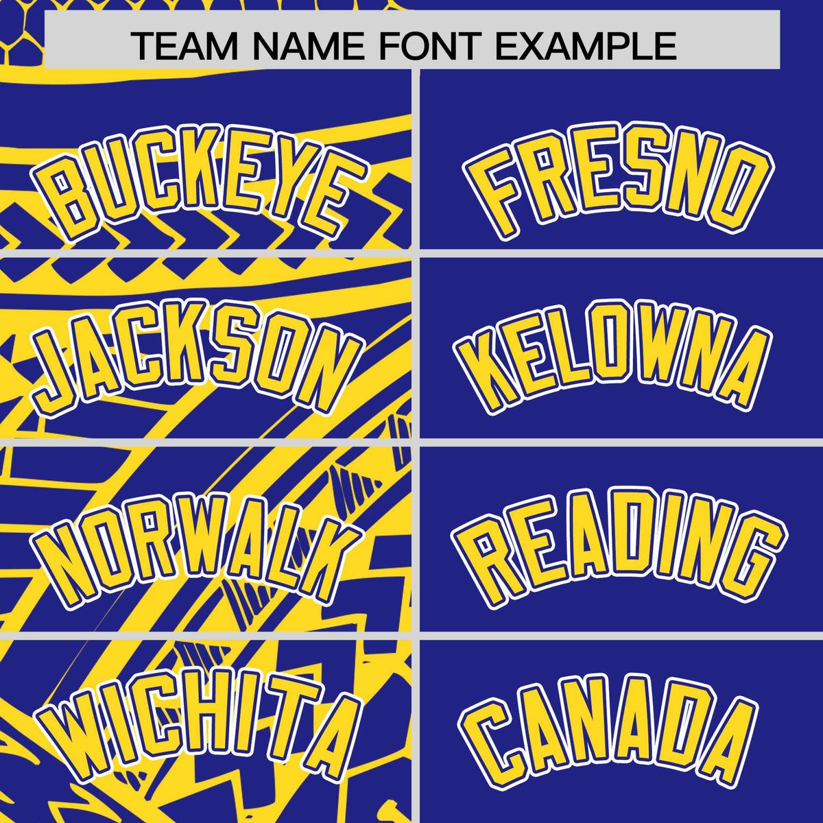 Custom Royal Gold Split Fashion Tribal Pattern Authentic Baseball Jersey