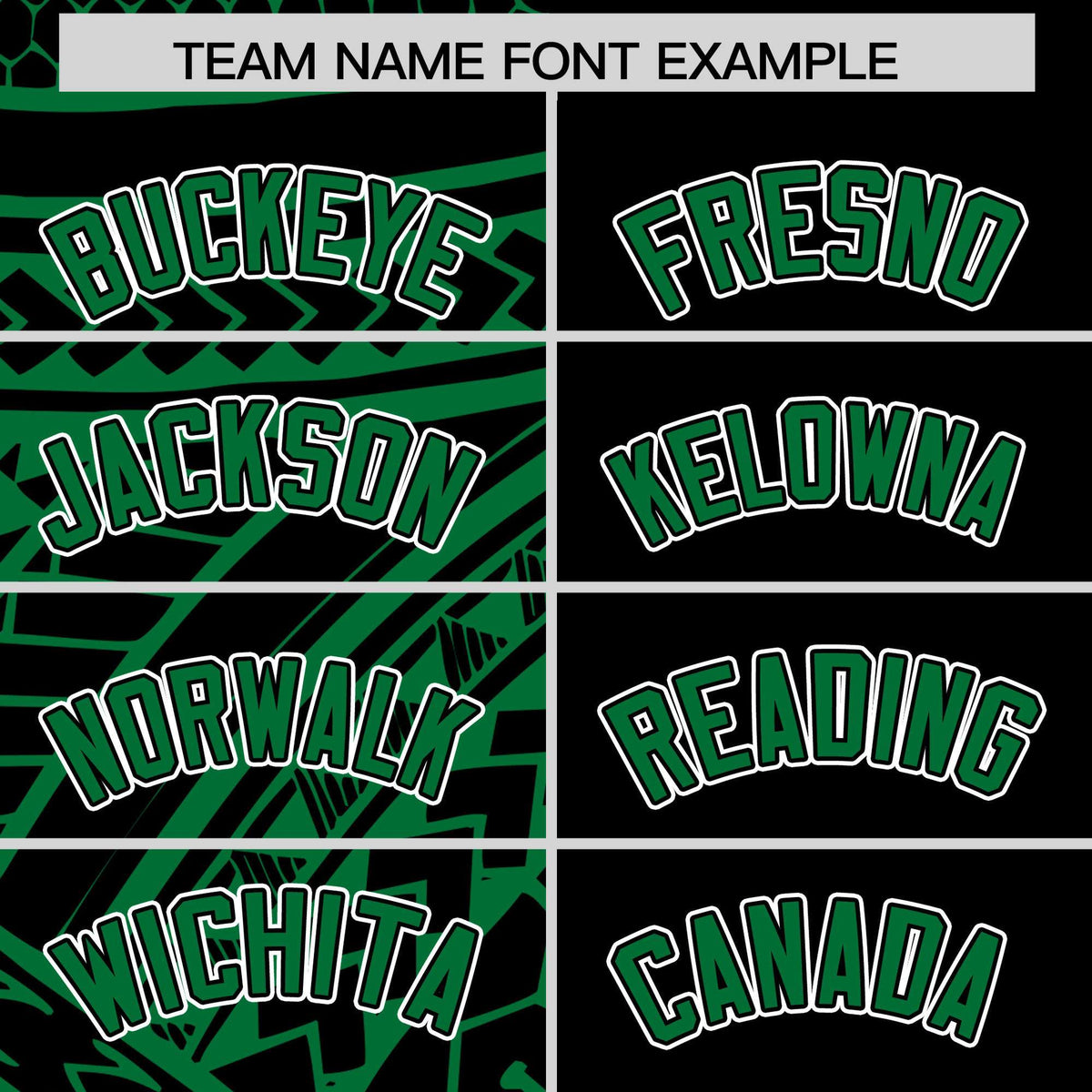 Custom Black Kelly Green Split Fashion Tribal Pattern Authentic Baseball Jersey