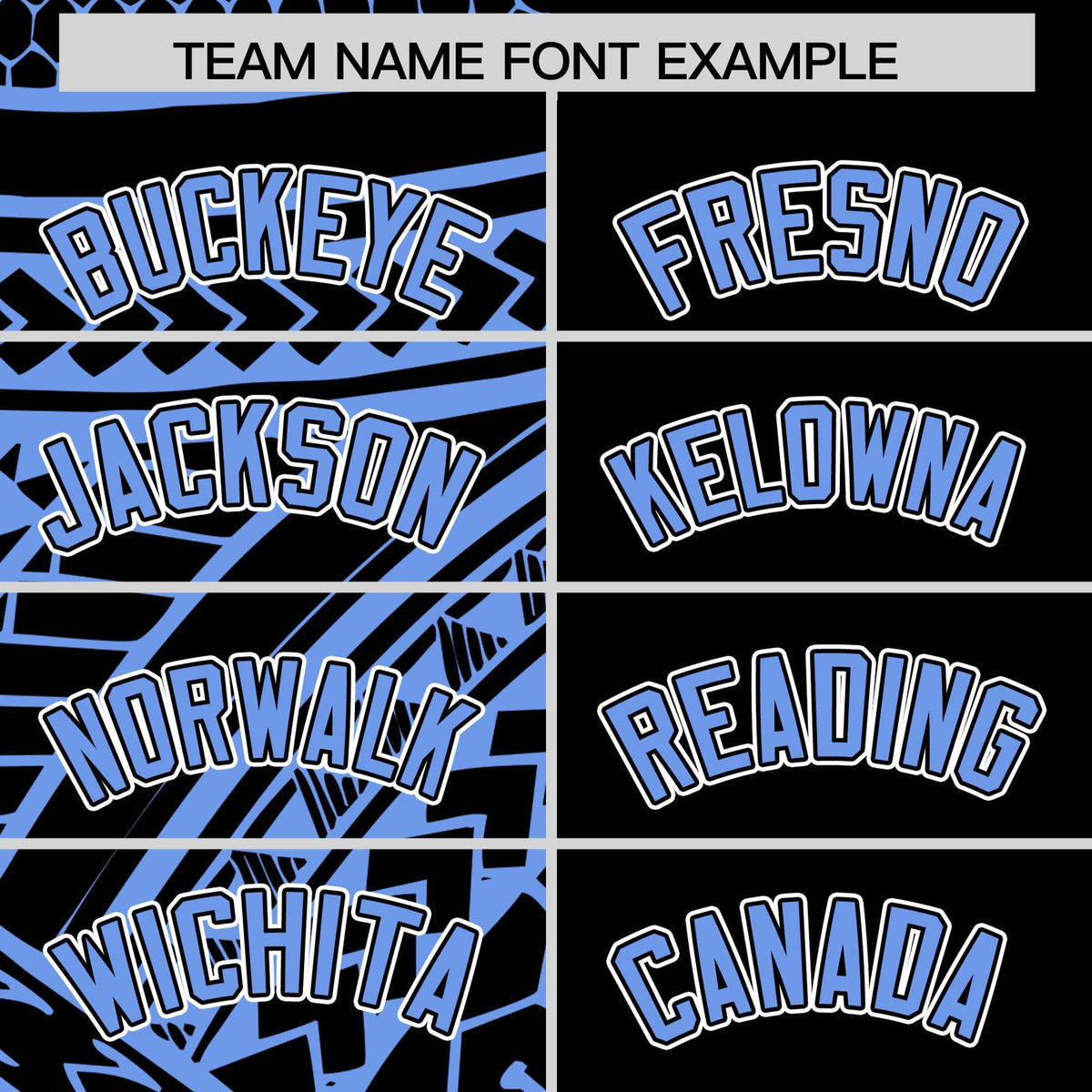 Custom Black Light Blue Split Fashion Tribal Pattern Authentic Baseball Jersey