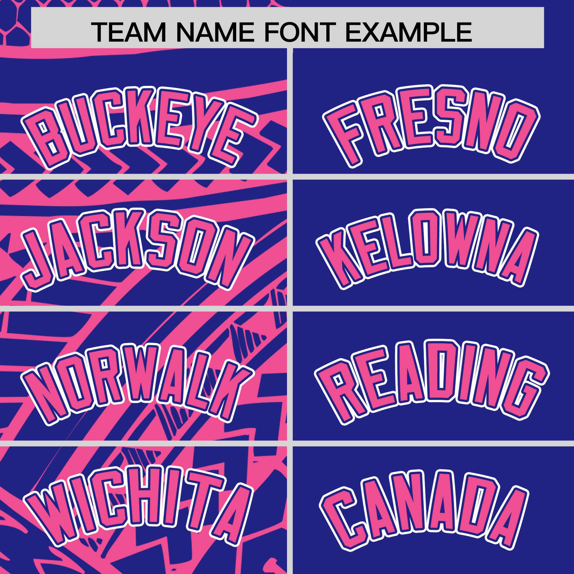 Custom Royal Pink Split Fashion Tribal Pattern Authentic Baseball Jersey