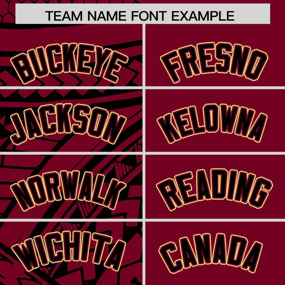 Custom Crimson Black Split Fashion Tribal Pattern Authentic Baseball Jersey