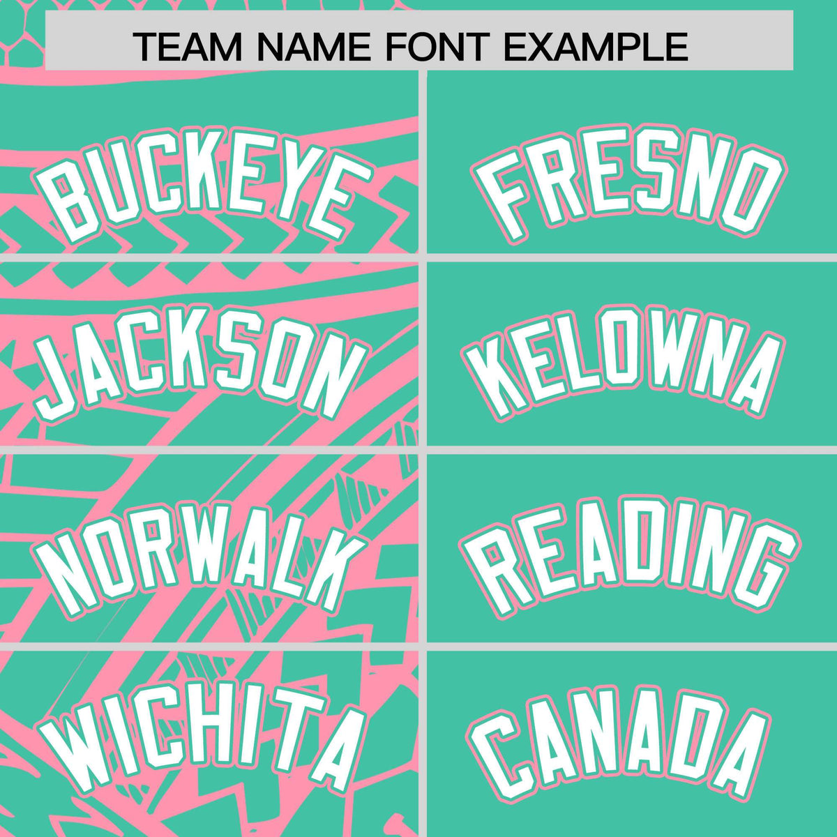 Custom Bright Green Light Pink Split Fashion Tribal Pattern Authentic Baseball Jersey