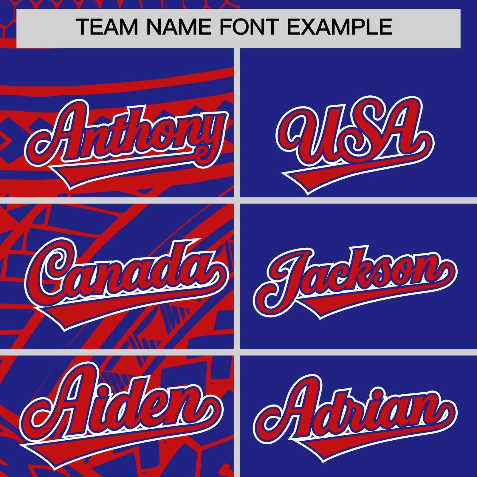 Custom Red Royal Split Fashion Tribal Pattern Authentic Baseball Jersey