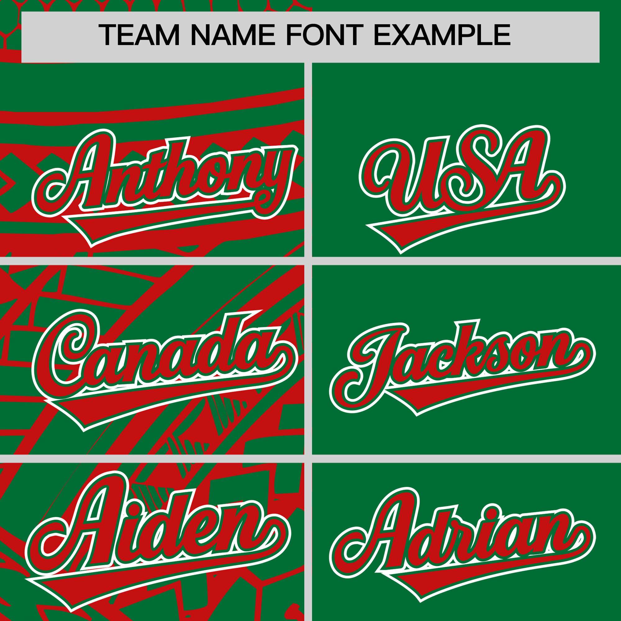 Custom Red Kelly Green Split Fashion Tribal Pattern Authentic Baseball Jersey