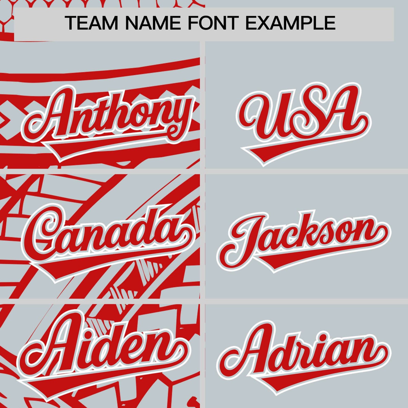 Custom Red Silver Split Fashion Tribal Pattern Authentic Baseball Jersey