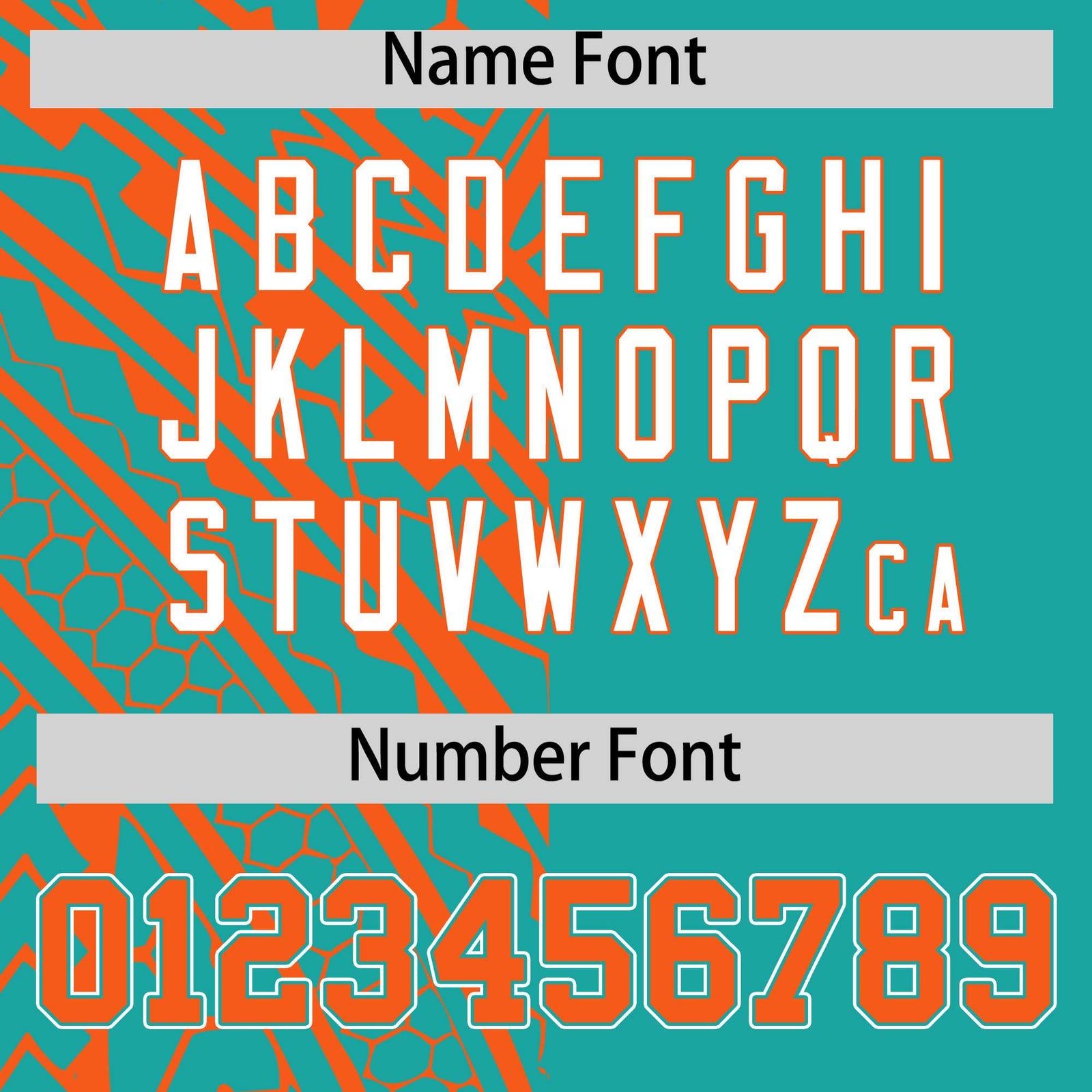 Custom Aqua Orange Split Fashion Tribal Pattern Authentic Baseball Jersey