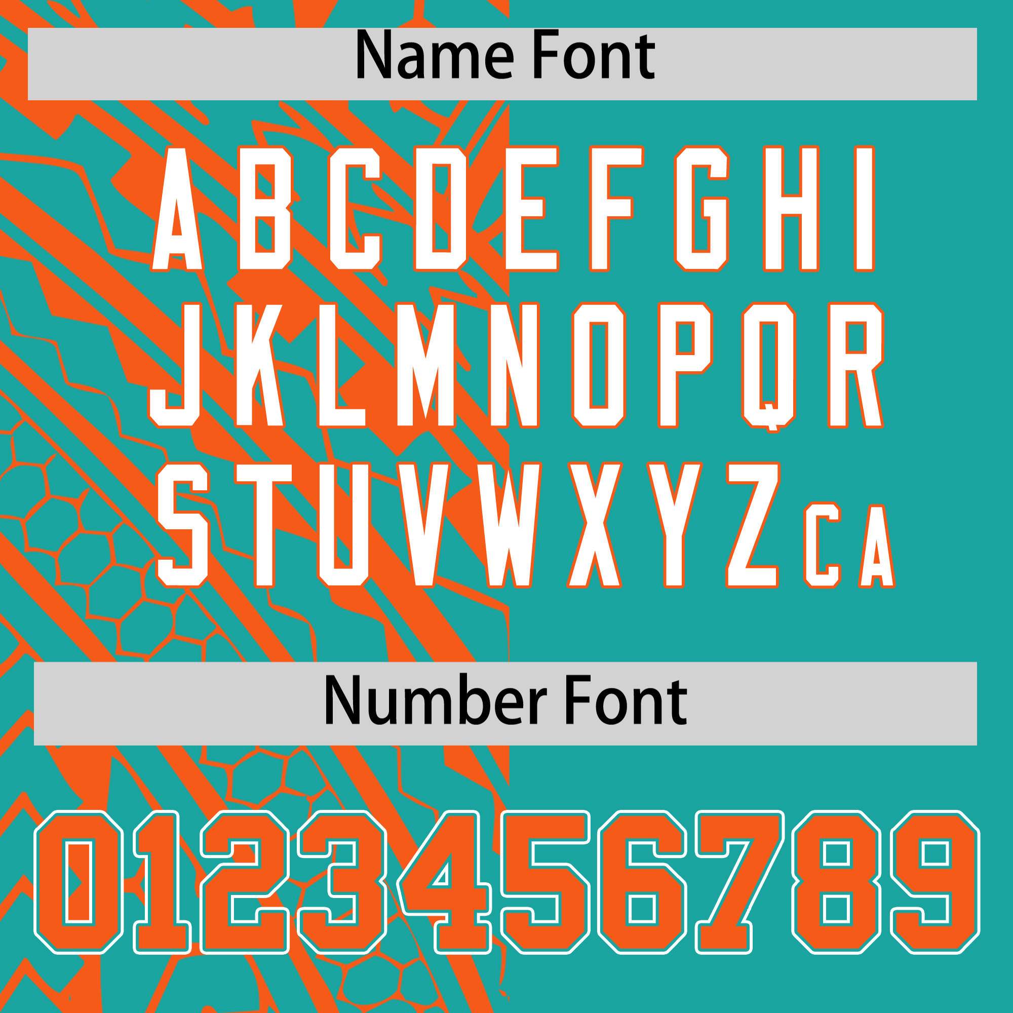 Custom Aqua Orange Split Fashion Tribal Pattern Authentic Baseball Jersey