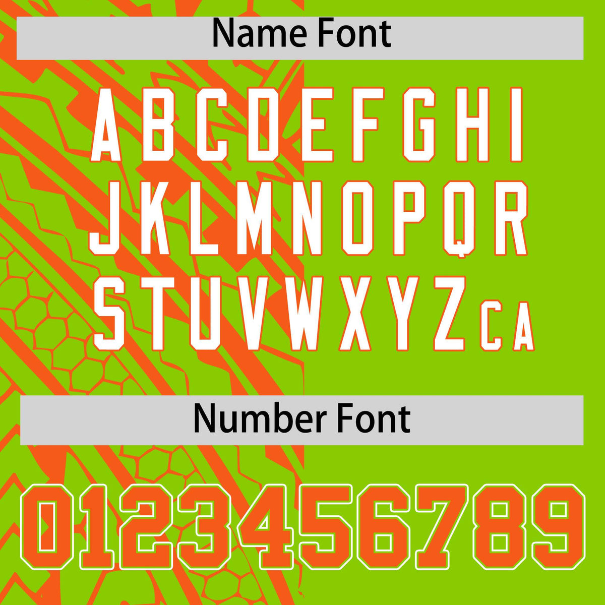 Custom Neon Green Orange Split Fashion Tribal Pattern Authentic Baseball Jersey