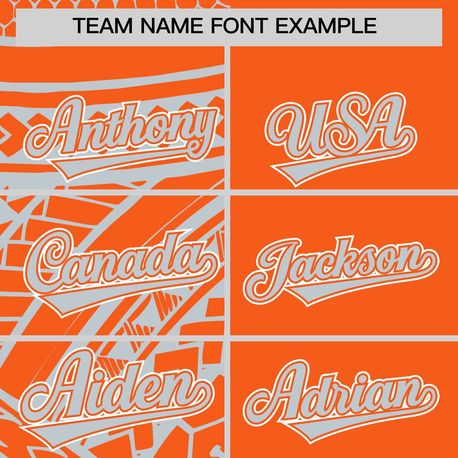 Custom Orange Silver Split Fashion Tribal Pattern Authentic Baseball Jersey