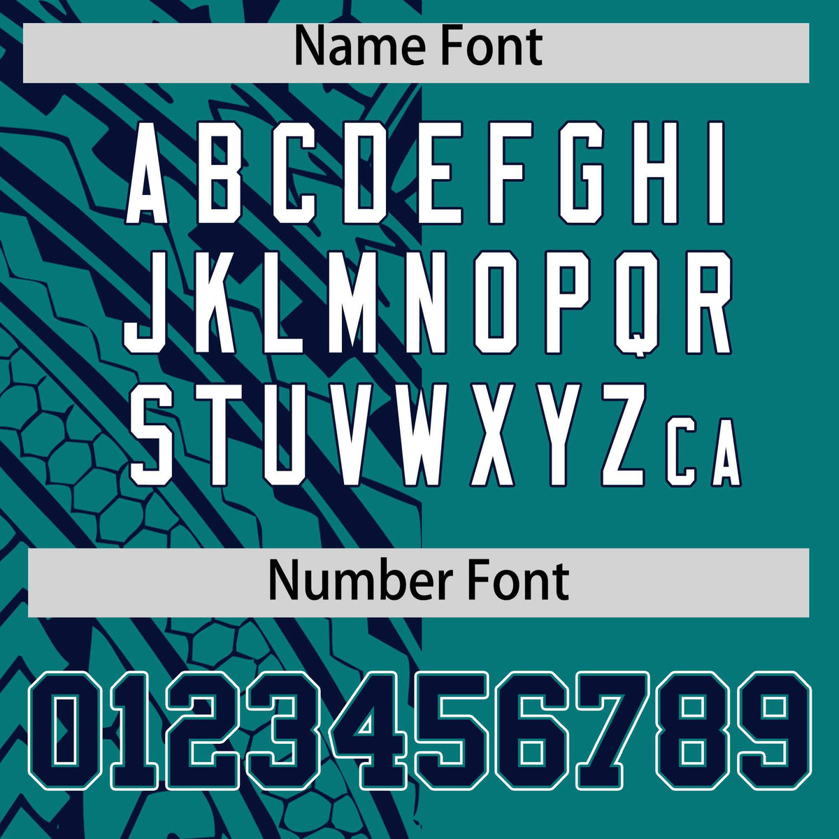 Custom Aqua Navy Split Fashion Tribal Pattern Authentic Baseball Jersey