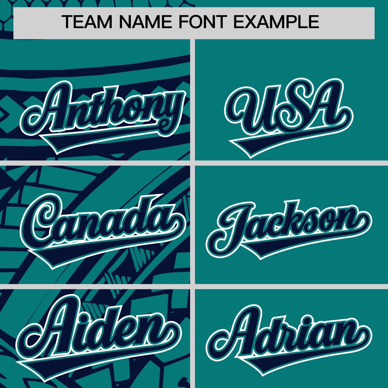 Custom Aqua Navy Split Fashion Tribal Pattern Authentic Baseball Jersey