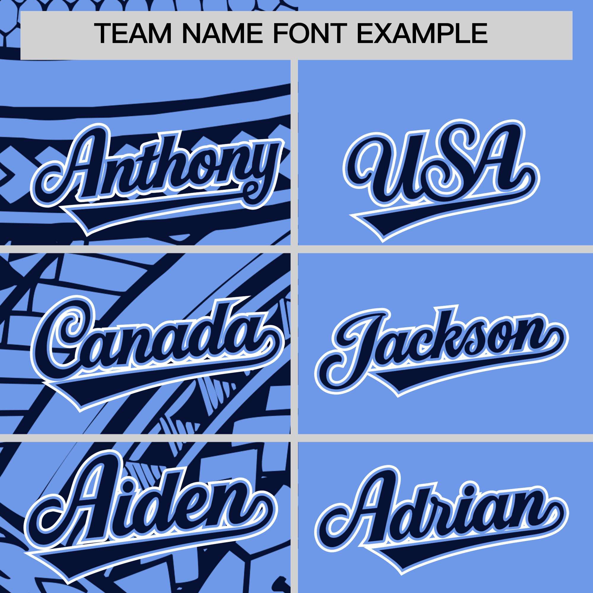 Custom Light Blue Navy Split Fashion Tribal Pattern Authentic Baseball Jersey