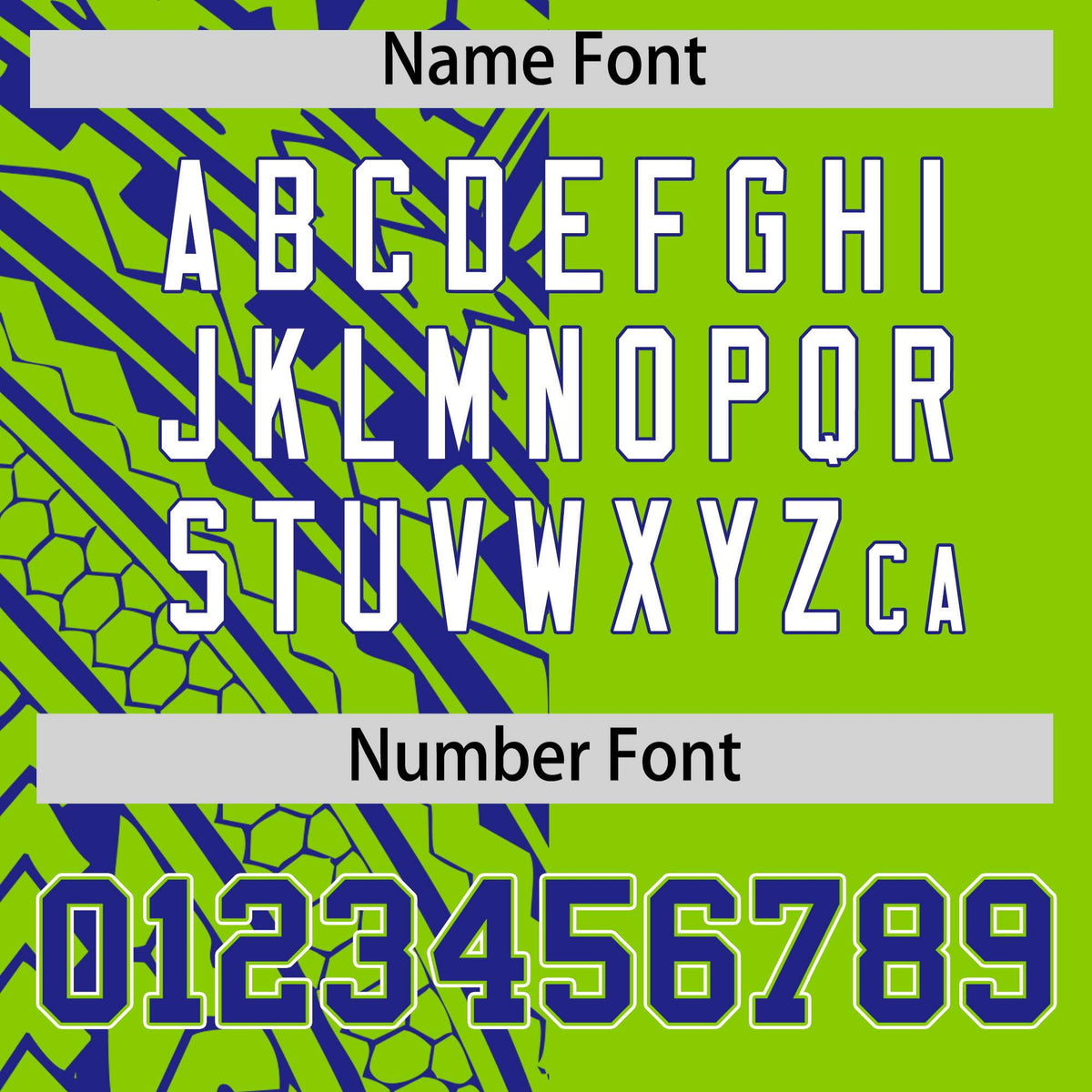 Custom Neon Green Royal Split Fashion Tribal Pattern Authentic Baseball Jersey