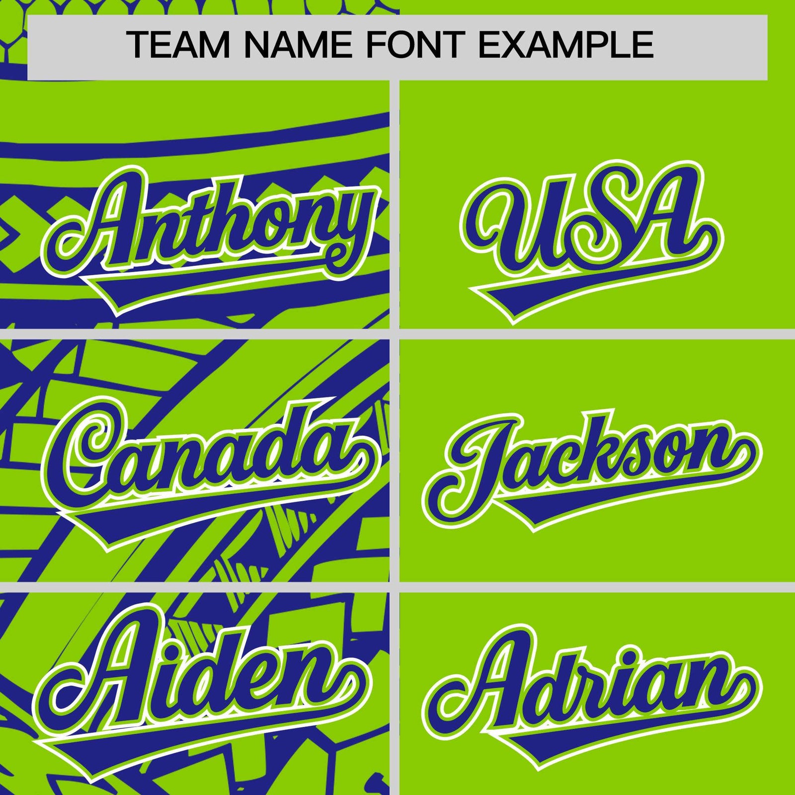 Custom Neon Green Royal Split Fashion Tribal Pattern Authentic Baseball Jersey