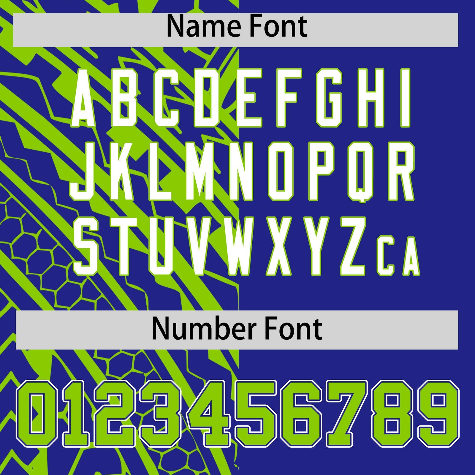 Custom Royal Neon Green Split Fashion Tribal Pattern Authentic Baseball Jersey