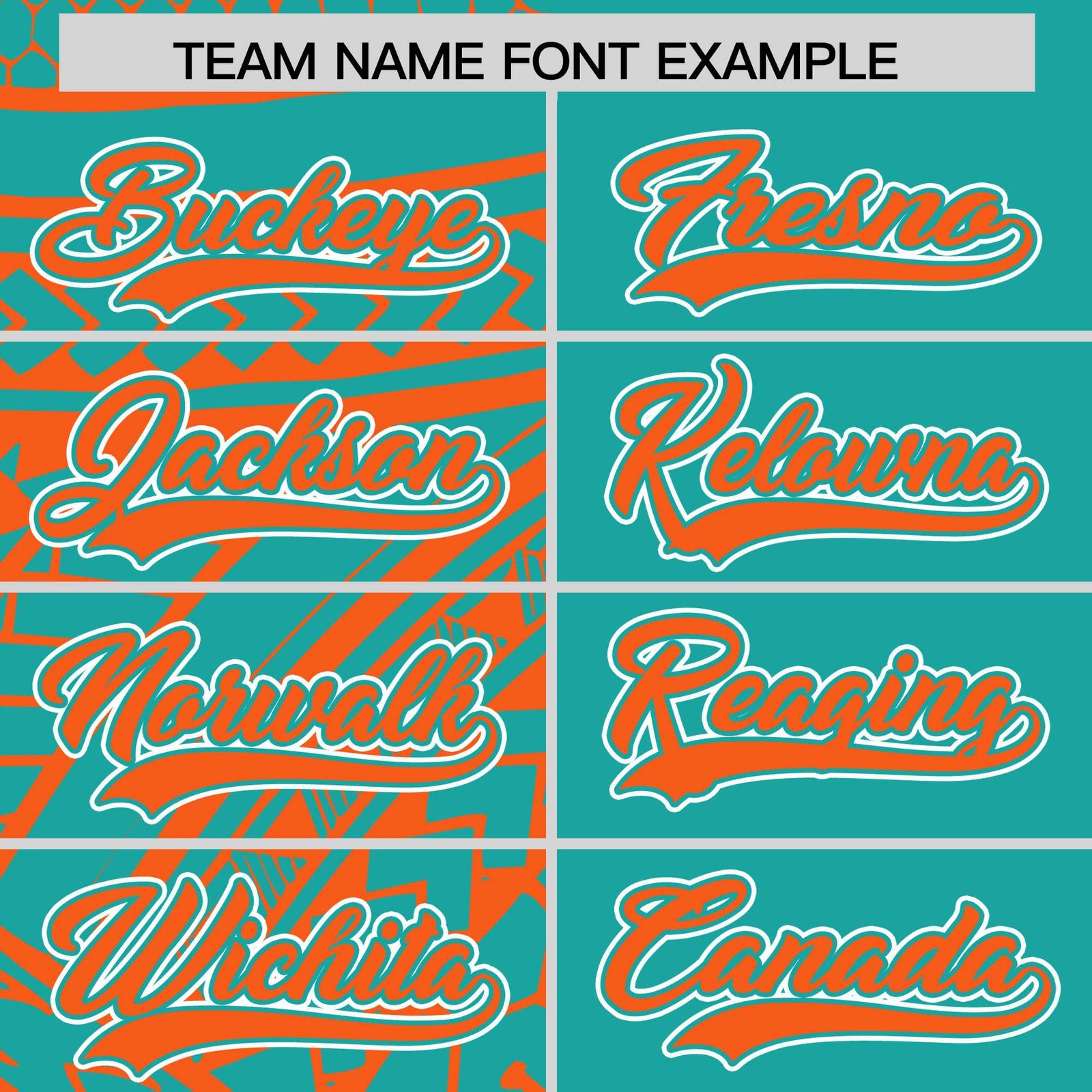 Custom Aqua Orange Split Fashion Tribal Pattern Authentic Baseball Jersey