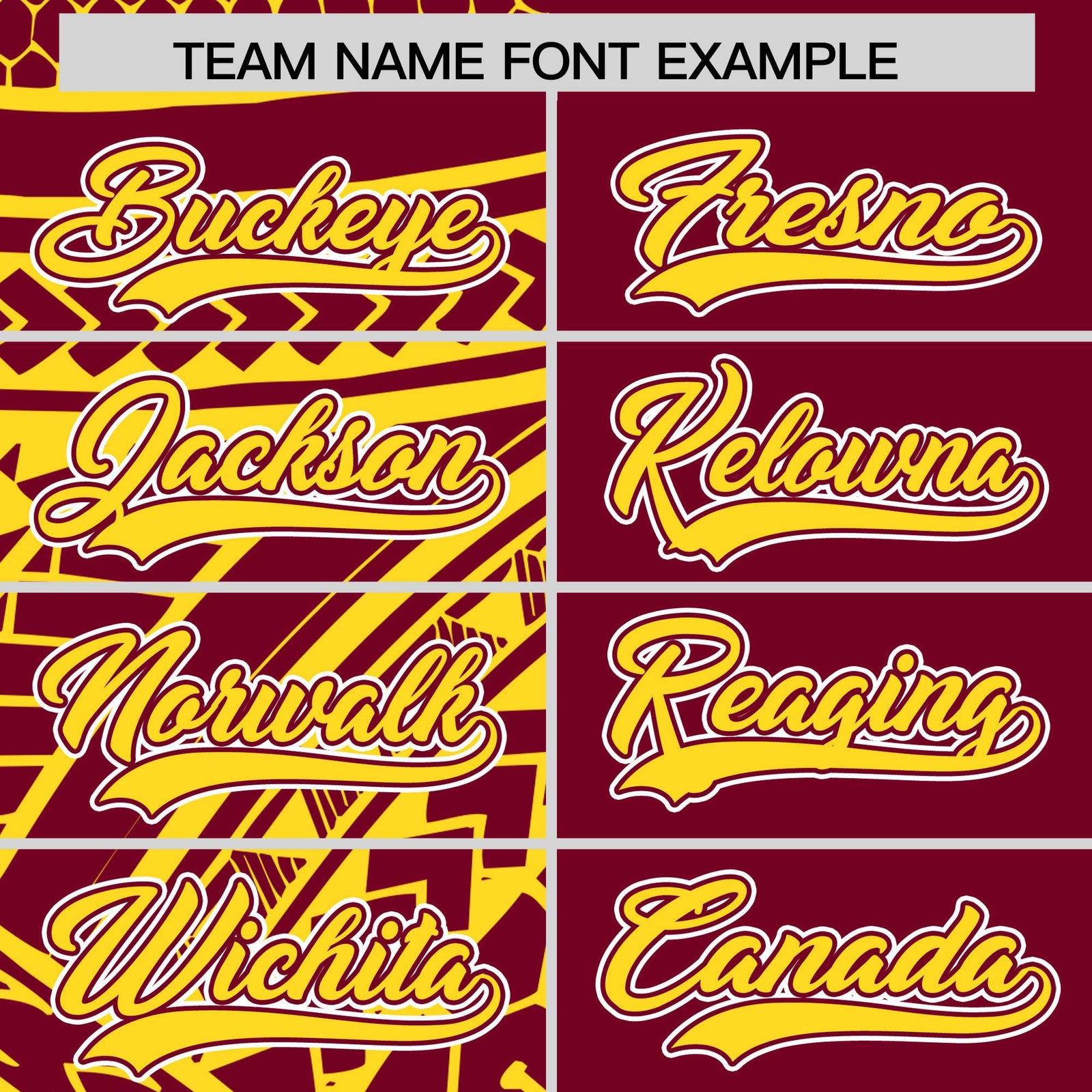 Custom Crimson Gold Split Fashion Tribal Pattern Authentic Baseball Jersey