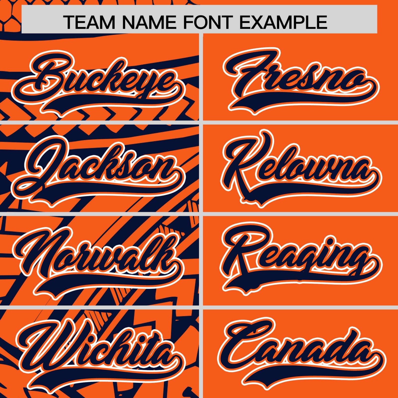 Custom Orange Navy Split Fashion Tribal Pattern Authentic Baseball Jersey