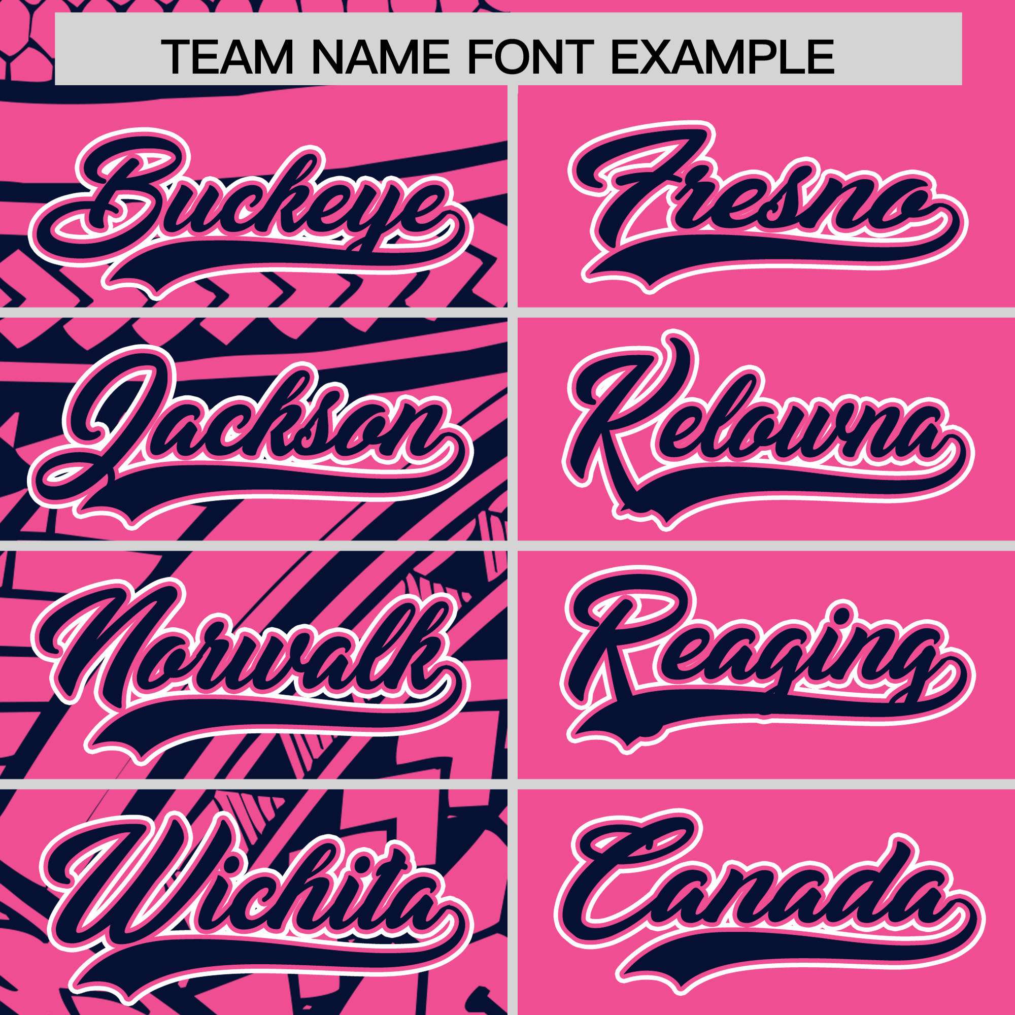 Custom Pink Navy Split Fashion Tribal Pattern Authentic Baseball Jersey