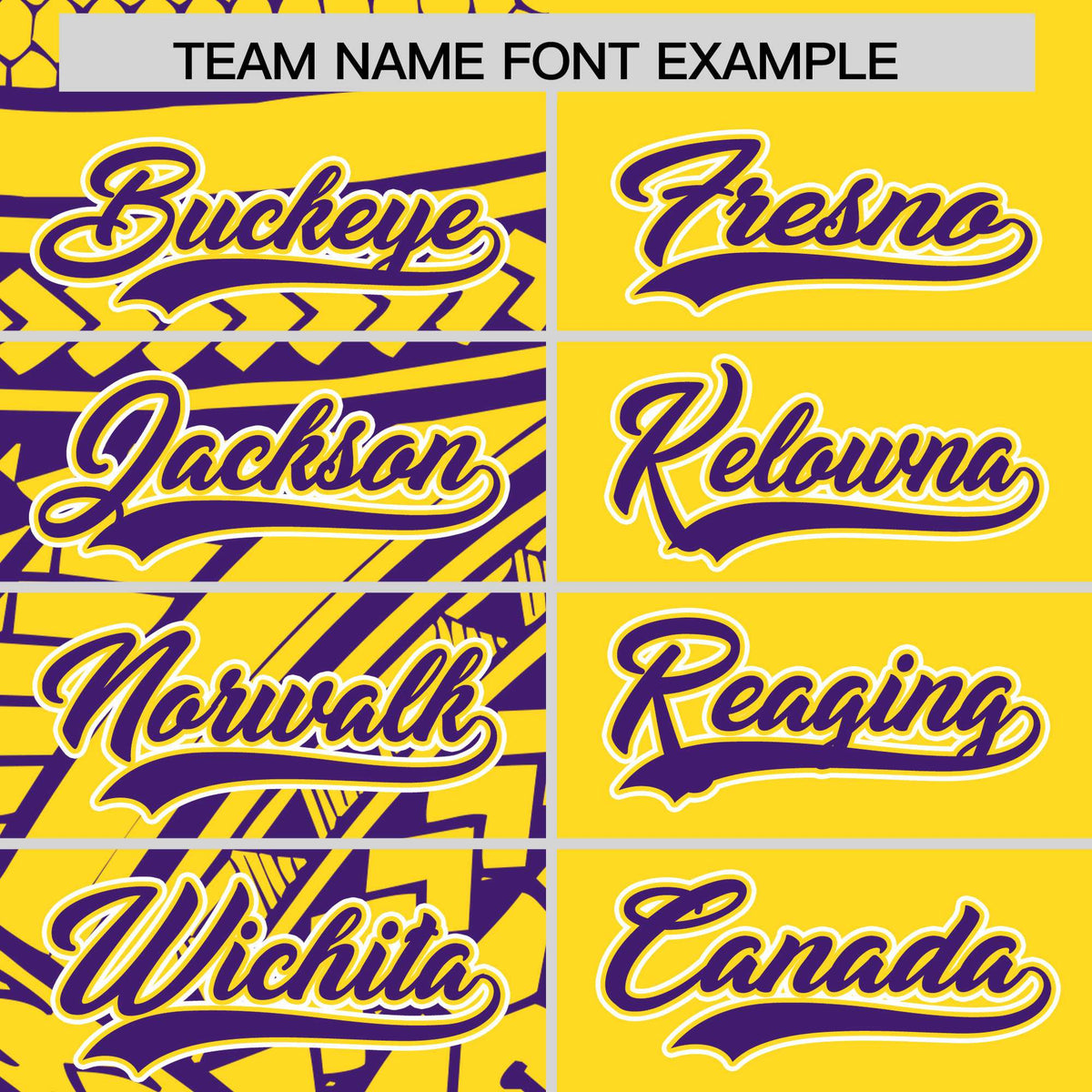 Custom Gold Purple Split Fashion Tribal Pattern Authentic Baseball Jersey