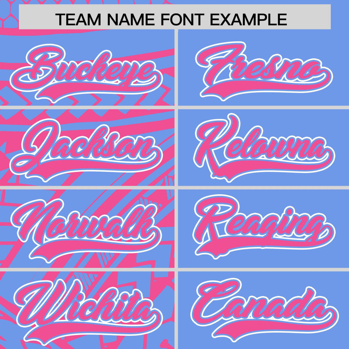 Custom Light Blue Pink Split Fashion Tribal Pattern Authentic Baseball Jersey