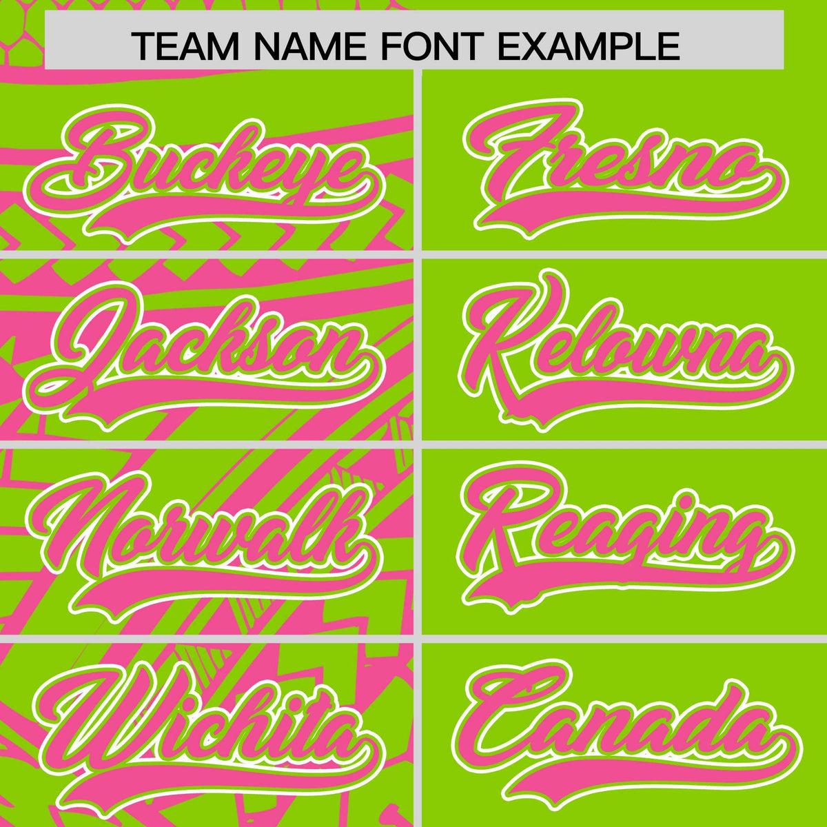 Custom Neon Green Pink Split Fashion Tribal Pattern Authentic Baseball Jersey