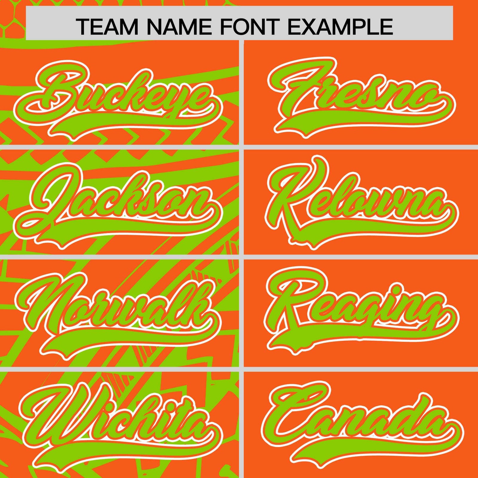 Custom Orange Neon Green Split Fashion Tribal Pattern Authentic Baseball Jersey