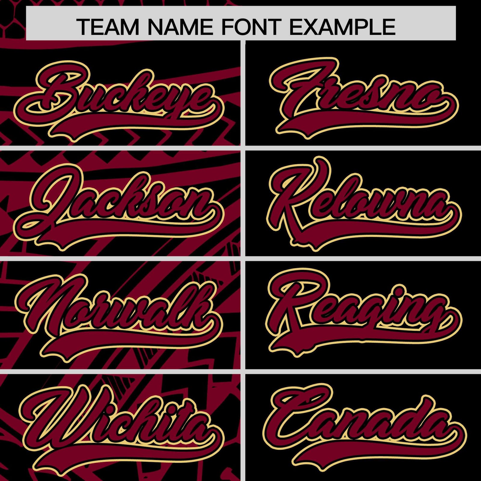 Custom Black Crimson Split Fashion Tribal Pattern Authentic Baseball Jersey