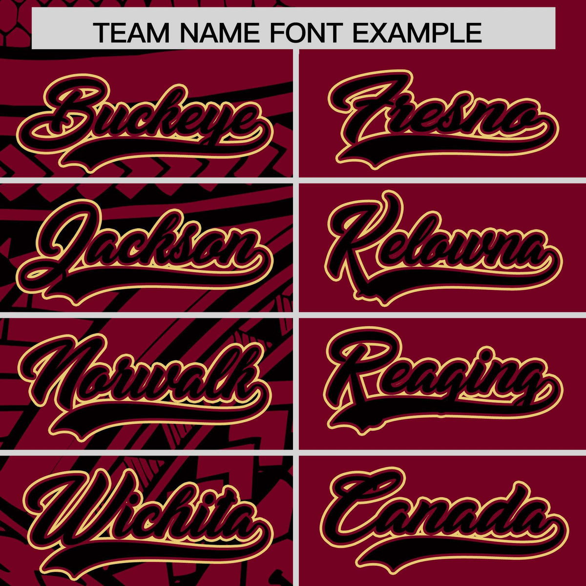 Custom Crimson Black Split Fashion Tribal Pattern Authentic Baseball Jersey