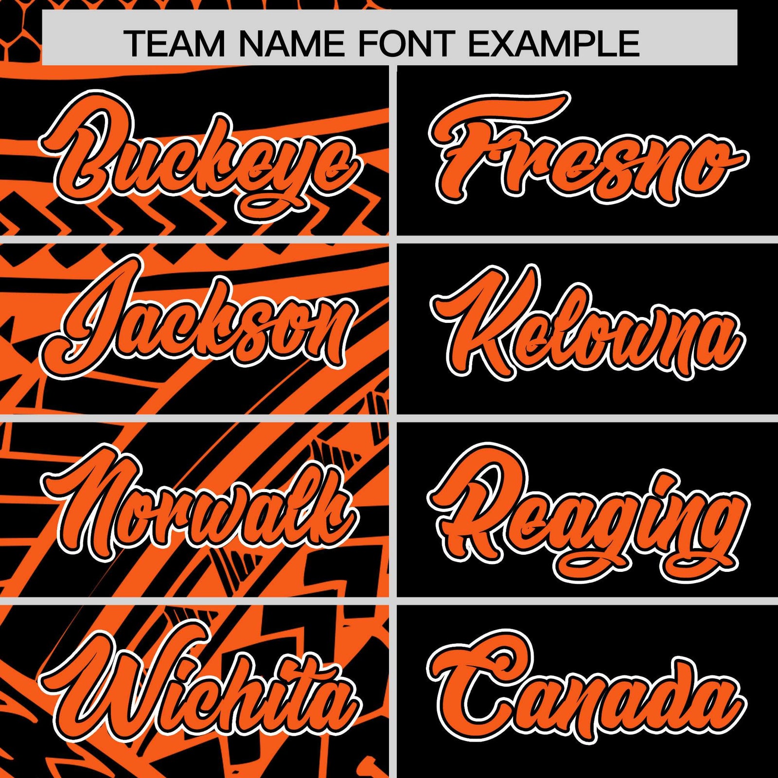 Custom Black Orange Split Fashion Tribal Pattern Authentic Baseball Jersey