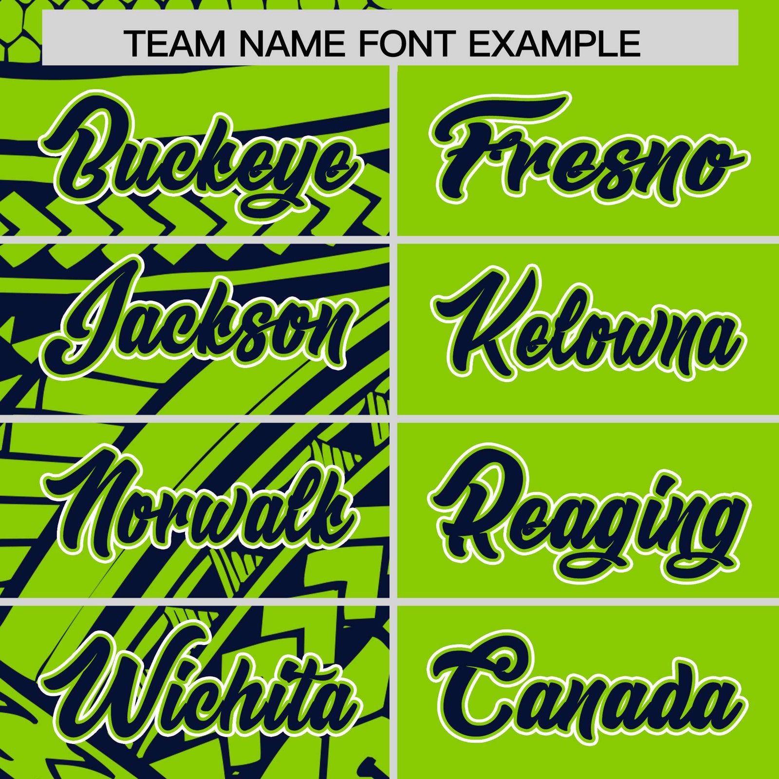 Custom Neon Green Navy Split Fashion Tribal Pattern Authentic Baseball Jersey