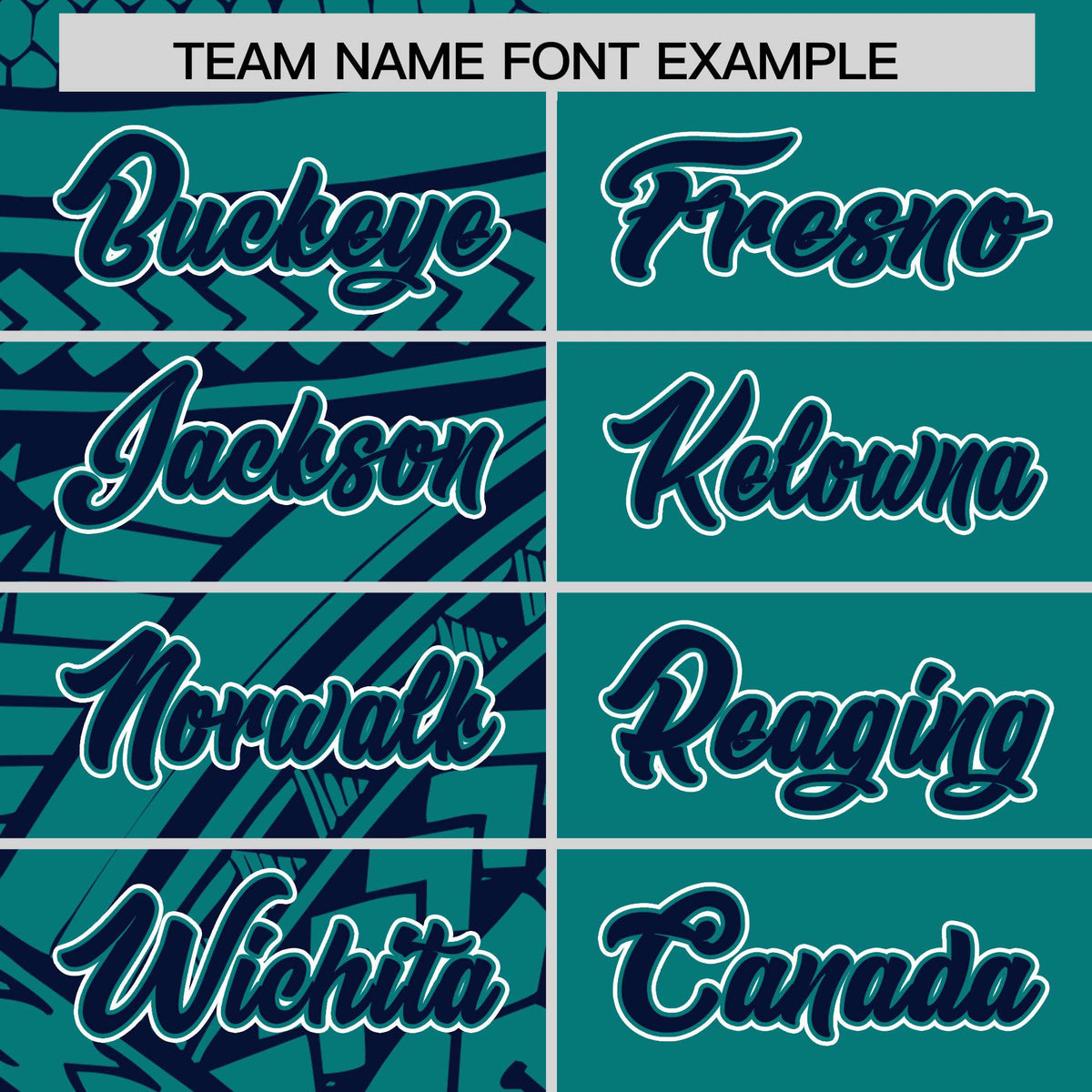 Custom Aqua Navy Split Fashion Tribal Pattern Authentic Baseball Jersey