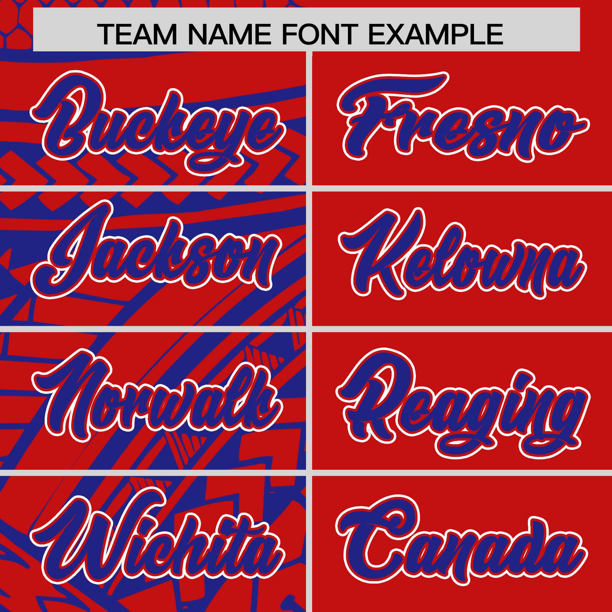 Custom Red Royal Split Fashion Tribal Pattern Authentic Baseball Jersey