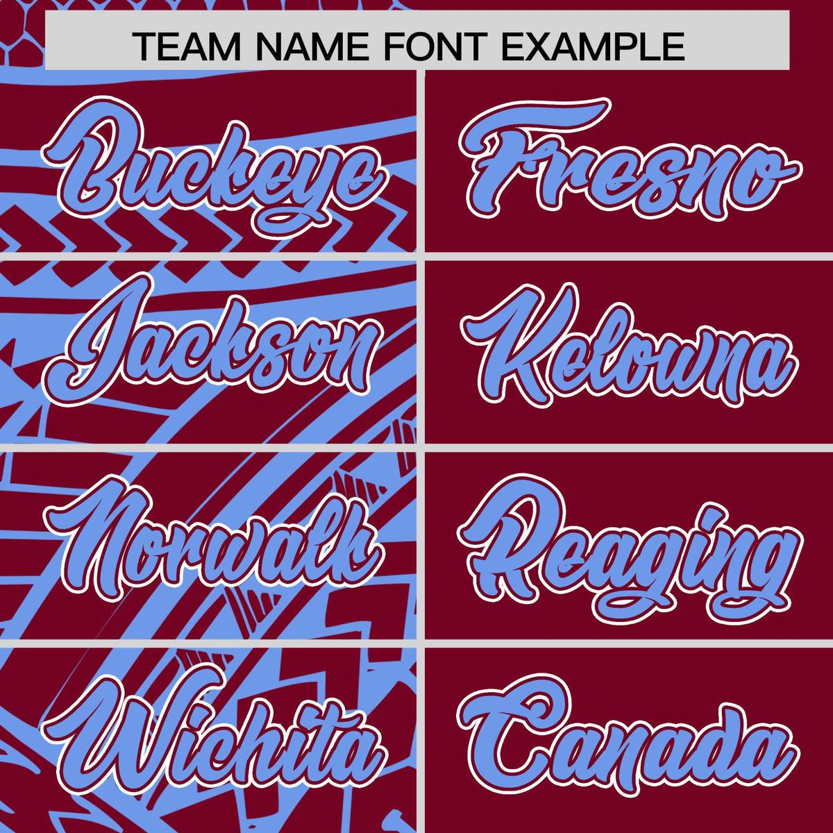 Custom Crimson Light Blue Split Fashion Tribal Pattern Authentic Baseball Jersey