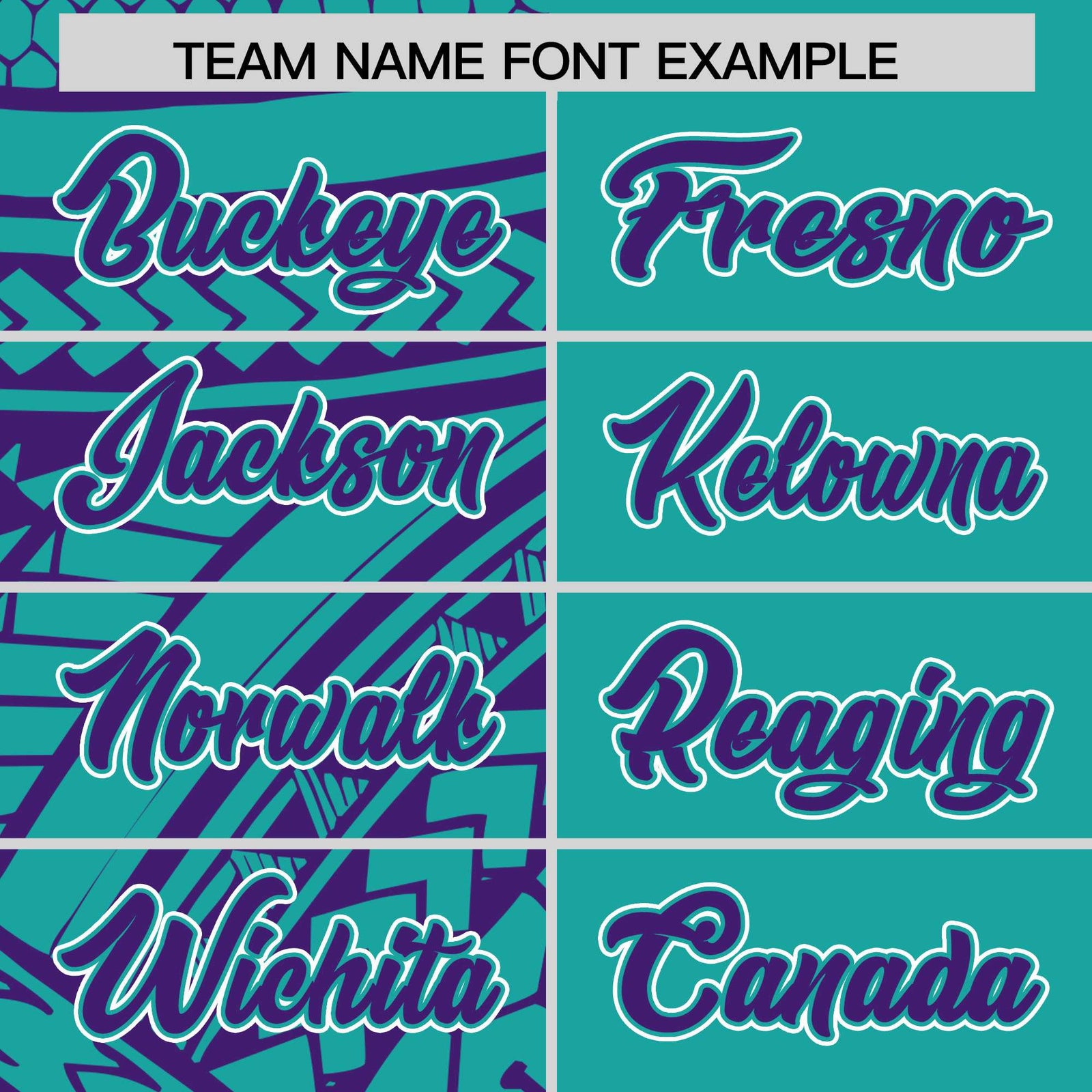 Custom Purple Aqua Split Fashion Tribal Pattern Authentic Baseball Jersey