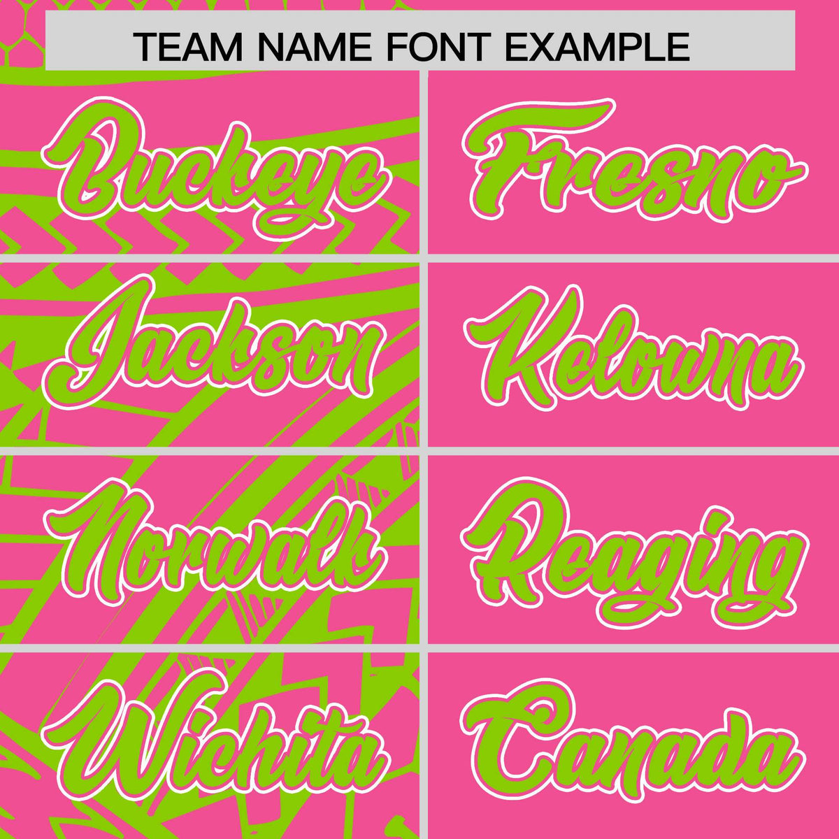 Custom Pink Neon Green Split Fashion Tribal Pattern Authentic Baseball Jersey