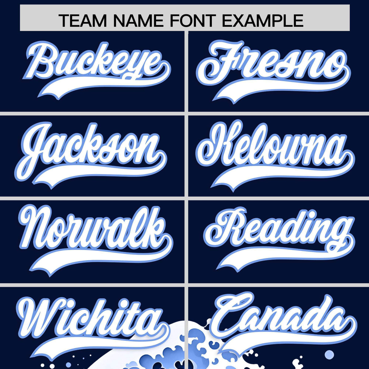 Custom Navy Wave Graffiti Pattern Authentic Baseball Jersey