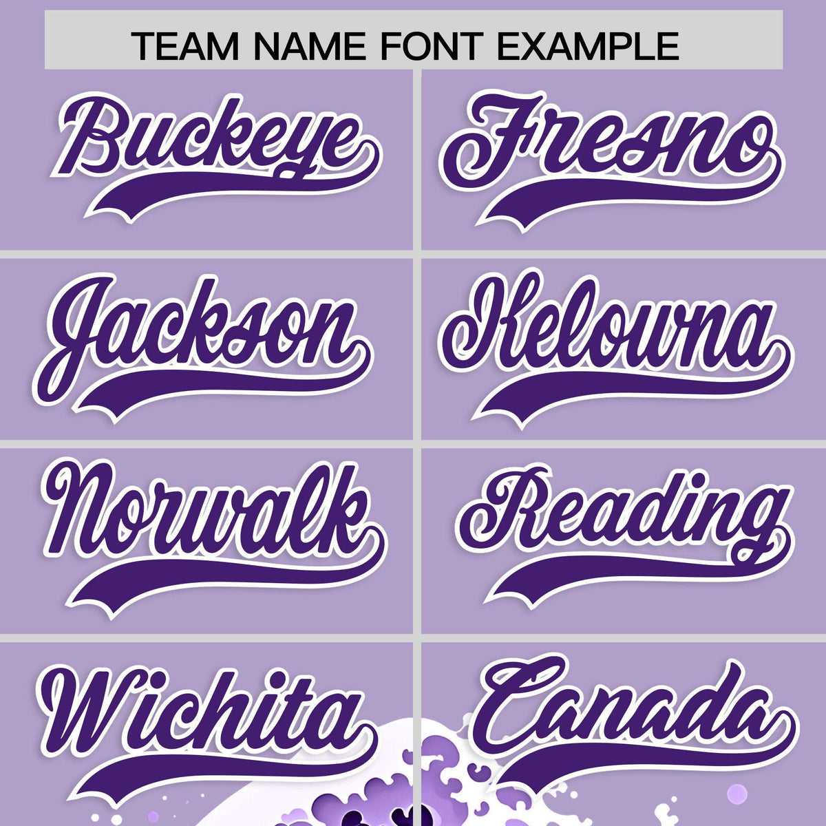 Custom Light Purple Wave Graffiti Pattern Authentic Baseball Jersey