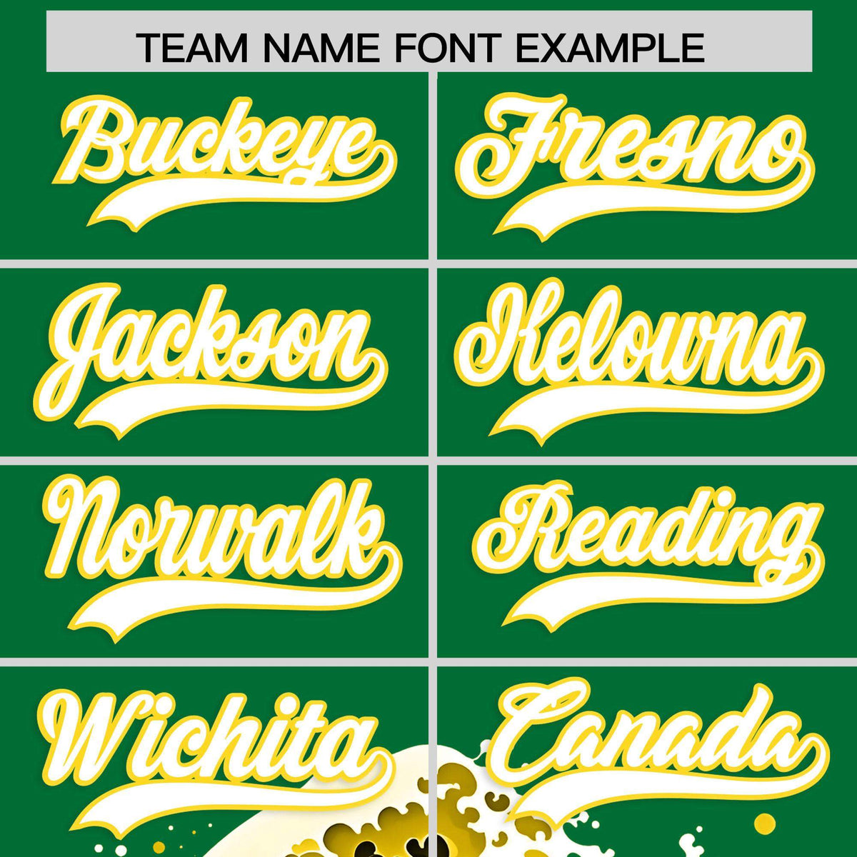 Custom Kelly Green Wave Graffiti Pattern Authentic Baseball Jersey