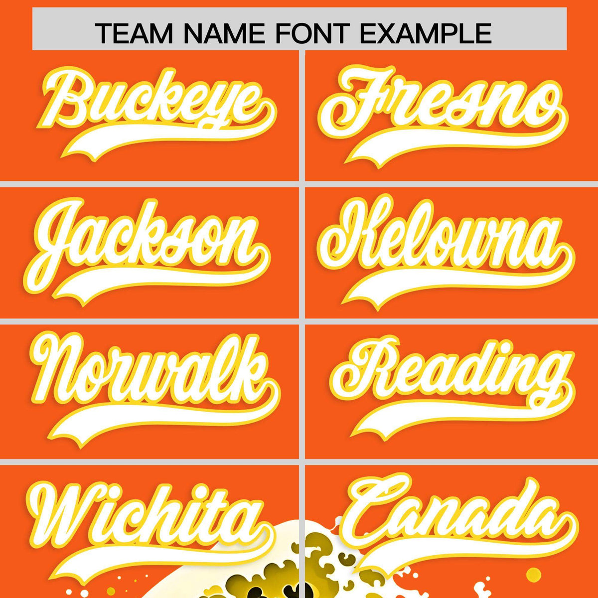 Custom Orange Wave Graffiti Pattern Authentic Baseball Jersey