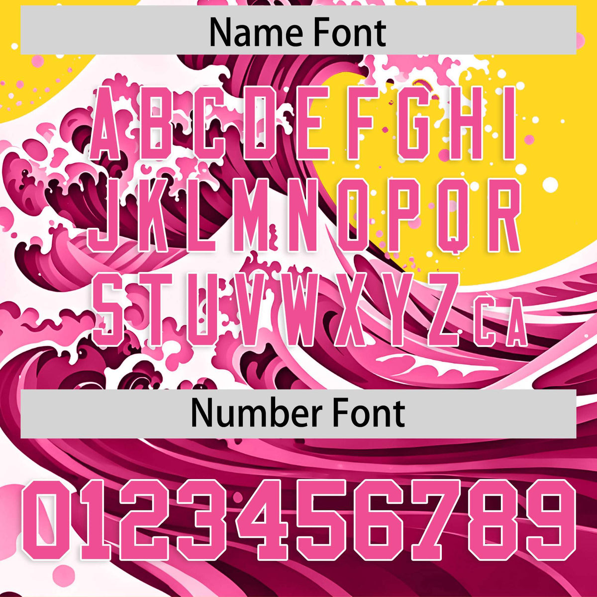 Custom Gold Wave Graffiti Pattern Authentic Baseball Jersey