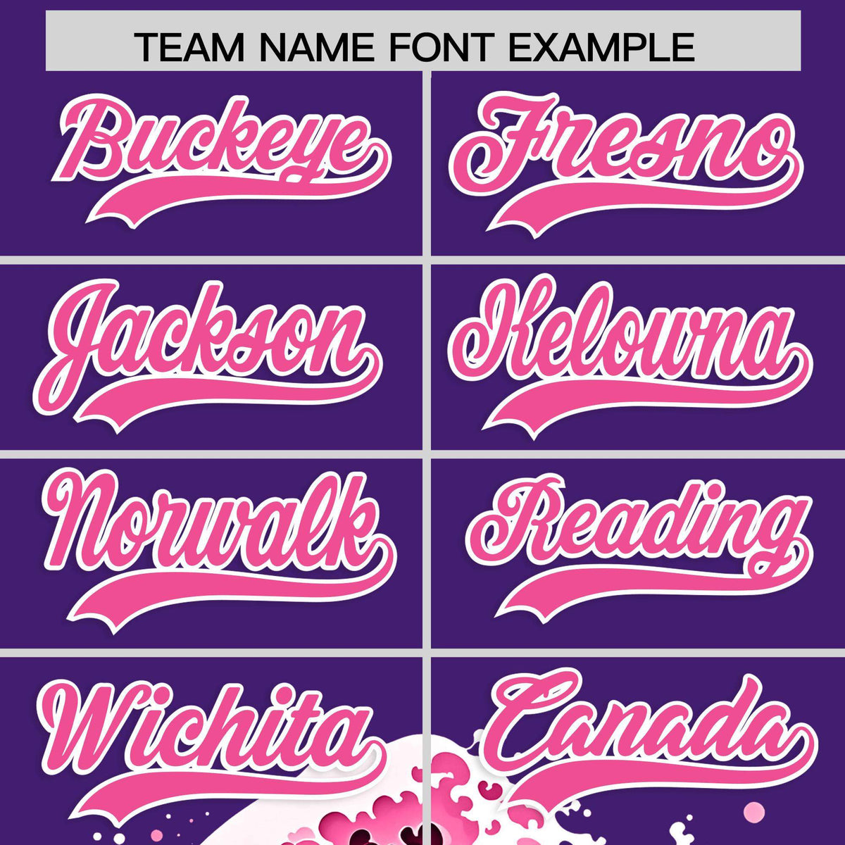 Custom Purple Wave Graffiti Pattern Authentic Baseball Jersey